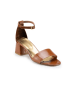 Anna Morellini Leren haksandalen "Fioramana" lichtbruin