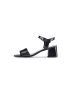 Anna Morellini Leren haksandalen "Fioramana" zwart