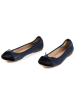 Anna Morellini Leder-Ballerinas "Fabella" in Dunkelblau