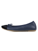 Anna Morellini Leder-Ballerinas "Fabella" in Dunkelblau
