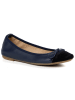 Anna Morellini Leder-Ballerinas "Fabella" in Dunkelblau