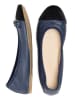 Anna Morellini Leder-Ballerinas "Fabella" in Dunkelblau