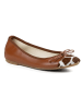 Anna Morellini Leder-Ballerinas "Fabella" in Hellbraun