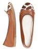 Anna Morellini Leder-Ballerinas "Fabella" in Hellbraun