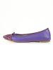 Anna Morellini Leder-Ballerinas "Fabella" in Lila