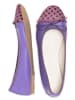 Anna Morellini Leder-Ballerinas "Fabella" in Lila