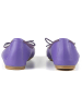 Anna Morellini Leder-Ballerinas "Fabella" in Lila