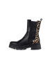 Anna Morellini Leder-Chelsea-Boots "Marlorina" in Schwarz/ Beige