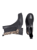 Anna Morellini Leren chelseaboots "Marlorina" zwart/beige