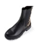 Anna Morellini Leren chelseaboots "Marlorina" zwart/beige
