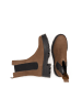 Anna Morellini Leren chelseaboots "Marlorina" lichtbruin/zwart