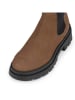 Anna Morellini Leren chelseaboots "Marlorina" lichtbruin/zwart