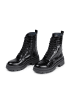 Anna Morellini Leren boots "Simoldo" zwart
