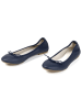 Anna Morellini Leder-Ballerinas "Evanna" in Dunkelblau