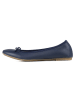 Anna Morellini Leder-Ballerinas "Evanna" in Dunkelblau