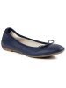 Anna Morellini Leder-Ballerinas "Evanna" in Dunkelblau