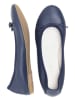 Anna Morellini Leder-Ballerinas "Evanna" in Dunkelblau