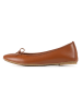 Anna Morellini Leder-Ballerinas "Evanna" in Hellbraun