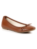 Anna Morellini Leder-Ballerinas "Evanna" in Hellbraun