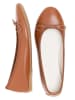 Anna Morellini Leder-Ballerinas "Evanna" in Hellbraun
