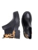 Anna Morellini Leren chelseaboots "Anatridina" zwart/beige