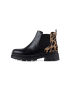 Anna Morellini Leren chelseaboots "Anatridina" zwart/beige