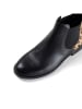 Anna Morellini Leren chelseaboots "Bernetta" zwart/beige
