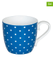 Könitz 2-delige set: mokken "Little Dots" blauw - 425 ml