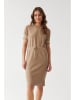 TATUUM Strickkleid in Hellbraun
