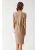 TATUUM Strickkleid in Hellbraun