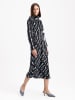 BGN Kleid in Schwarz/ Hellblau