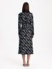 BGN Kleid in Schwarz/ Hellblau
