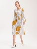 BGN Kleid in Creme/ Orange