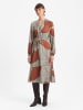 BGN Kleid in Grau/ Rot