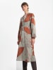 BGN Jurk grijs/rood