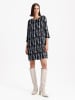 BGN Kleid in Schwarz/ Hellblau