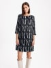 BGN Kleid in Schwarz/ Hellblau