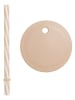 Design Letters 2tlg. Set: Deckel mit Strohhalm in Beige