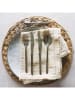 Ogo Living 6-delige set: roestvrijstalen dinervorken "Nature" - (L)19,5 cm