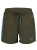 Arena Badeshorts in Braun/ Blau