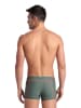 Arena Badehose in Khaki/ Orange