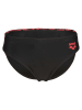 Arena Badehose in Schwarz/ Rot