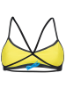 Arena Bikinitop "Yellow Star" zwart