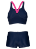 Arena Bikini in Dunkelblau/ Pink