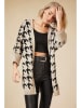 Cool and sexy Vest beige/zwart