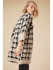 Cool and sexy Vest beige/zwart