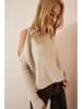 Cool and sexy Pullover in Beige