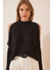 Cool and sexy Pullover in Schwarz