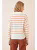 Happiness Istanbul Pullover in Creme/ Orange