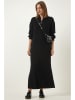 Happiness Istanbul Strickkleid in Schwarz